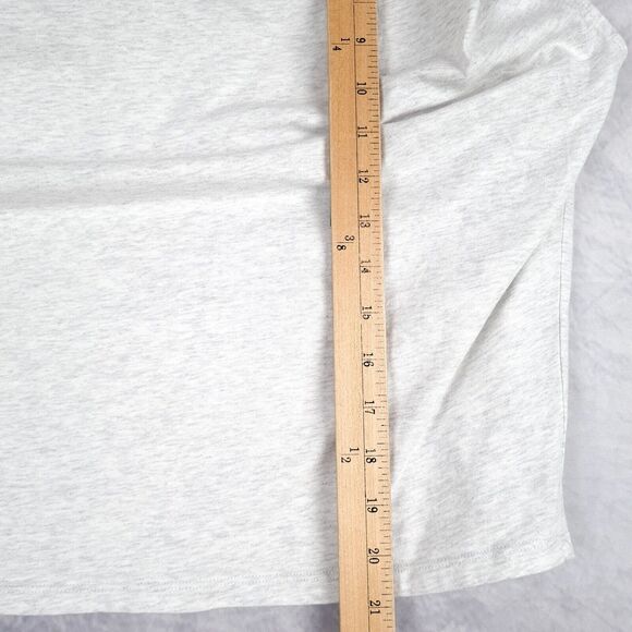 Aritzia Babaton Shoulder Pad Tank Top Womens Small Heathered Gray Sleeveless Tee - Picture 13 of 16